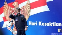 Dalam sambutannya, Ketua DPP NasDem, Syahrul Yasin Limpo mengingatkan bahwa Pancasila adalah pemersatu bangsa dan ia pun mengingatkan masyarakat Indonesia agar tak saling memfitnah.