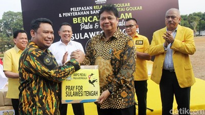 Golkar Kirim Bantuan untuk Korban Gempa Palu dan Donggala