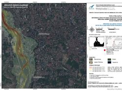 Peta Citra Satelit Donggala dan Palu Pascagempa Magnitudo 7,4