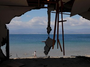 Video: Tinggi Gelombang Tsunami di Donggala Lampaui Tiang Listrik