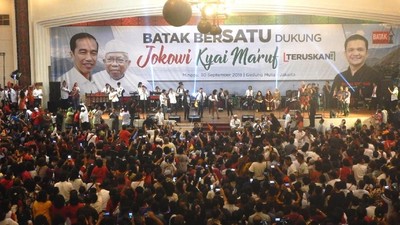 Ribuan Masyarakat Batak Dukung Jokowi Amin