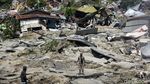 Potret Balaroa Palu: Tanah Ambles, Rumah Hancur Akibat Gempa