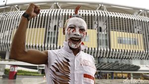 Antusiasme Pendukung Garuda Muda di Stadion Bukit Jalil