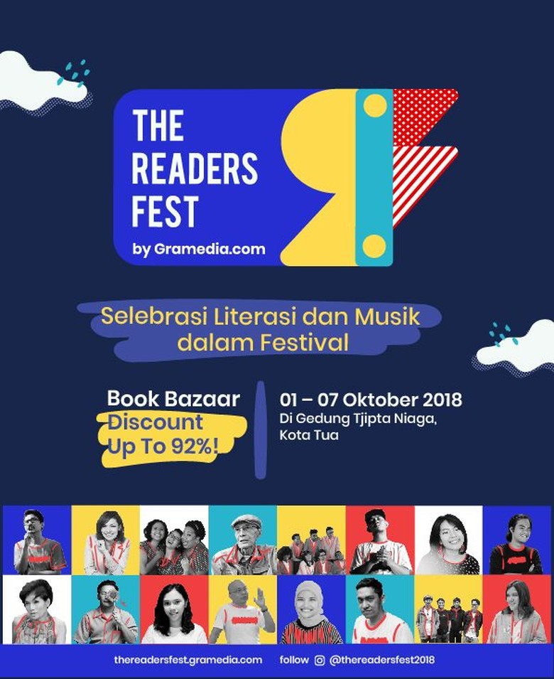 The Readers Fest 2018 Hadirkan Sapardi Djoko Damono hingga Benzbara Foto: The Readers Fest The Readers Fest 2018 Hadirkan Sapardi Djoko Damono hingga Benzbara Foto: The Readers Fest