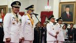 Gubernur Sumsel dan Gubernur Kaltim Resmi Dilantik