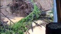 Pejabat setempat juga memperingatkan bahwa angin kencang dan hujan deras akibat topan ini bisa memicu tanah longsor dan banjir. Social Media/Twitter @TOMATO_DREAMIN/via Reuters.
