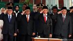 Jokowi Pimpin Upacara Hari Kesaktian Pancasila di Lubang Buaya