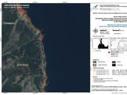 Peta Citra Satelit Donggala dan Palu Pascagempa Magnitudo 7,4