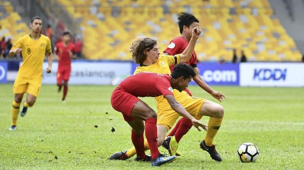 Timnas Indonesia U-16 sempat unggul di babak pertama.