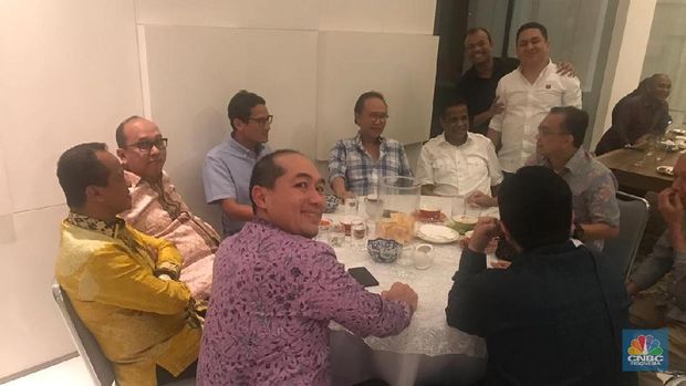 Erick, Sandiaga, dan Eks Bos HIPMI Sepakat Pilpres 2019 Sejuk