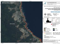 Peta Citra Satelit Donggala dan Palu Pascagempa Magnitudo 7,4