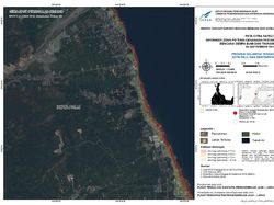 Peta Citra Satelit Donggala dan Palu Pascagempa Magnitudo 7,4