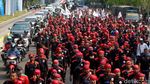 Aksi Demo Buruh Tolak Penyelenggaraan IMF
