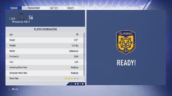 Saat ini Egy memiliki rating 56 di FIFA 19. Menurut sofifa.com, ia berpotensi tumbuh sampai rating 74. (Foto: Kris F/detikINET - FIFA 19 di Nintendo Switch)