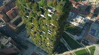 Terakhir, ada Hutan Vertikal Il Bosco Verticale yang berdiri di Kota Milan, Italia. Desainnya amat keren, bak seperti hutan belantara yang berdiri secara vertikal. (Boeri Studio)