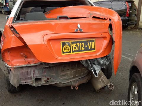 Begini Kerusakan Land Cruiser Marco Simic yang Tabrak Mobil Polisi