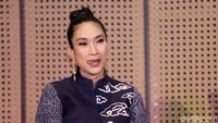 Happy menjadi produser dalam film pendek yang tayang pada hari ini, Selasa (2/10). Pool/Palevi S/detikFoto.