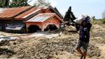 Penampakan Rumah Ditenggelamkan Lumpur di Sigi Pasca Gempa