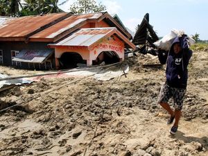 Peta Grafis Kerusakan Dampak Gempa dan Tsunami Palu