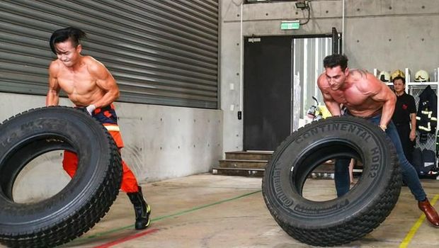 Petugas pemadam kebakaran Australia dan Taiwan