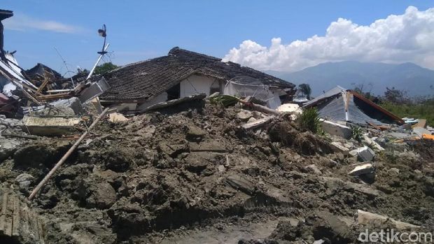 Kondisi rumah di Petobo.