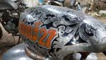 Kerennya Modifikasi Tangki Motor Lewat Sentuhan Batik