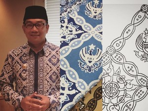 Ini Batik Motif Garuda Kujang Kencana Buatan Ridwan Kamil