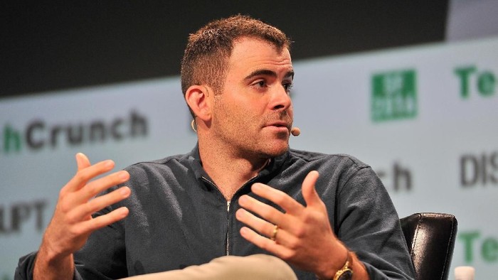 SAN FRANCISCO, CA - SEPTEMBER 14:  Vice President of Product Management at Facebook Adam Mosseri speaks onstage during TechCrunch Disrupt SF 2016 at Pier 48 on September 14, 2016 in San Francisco, California.  (Photo by Steve Jennings/Getty Images for TechCrunch)