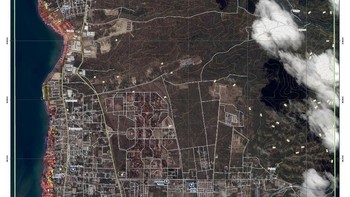 Citra satelit kawasan Palu Timur sesudah bencana. Foto: LAPAN