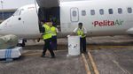Bawa SPBU Portabel ke Palu, Pesawat Penumpang Disulap Jadi Kargo