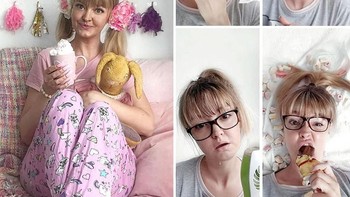 Untuk melihat foto kocak perbandingan Instagram dan realita yang dibuat Geraldine, bisa mengakses link berikut ini. Foto: instagram.com/geraldinewest_/