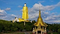 Foto: The Laykyun Setkyar Buddha, patung yang berada di Monywa, Myanmar ini memiliki ketinggian 129,2 meter. Kalau patungnya saja (tanpa tempat berdiri) setinggi 116 meter. Patung ini dibangun pada tahun 2008. (MaKay Savage/CNN Travel)