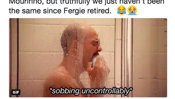 Netizen ini ingin menyalahkan Mourinho atas keterpurukan MU sekarang. Tapi dia sadar semua sudah berubah sejak Fergie pensiun. Foto: istimewa