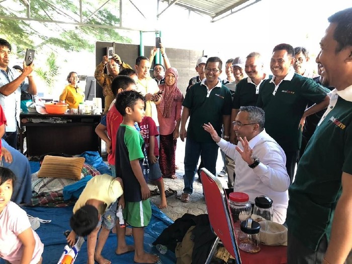 Kemendes Bangun Posko Pengungsi Gempa Palu