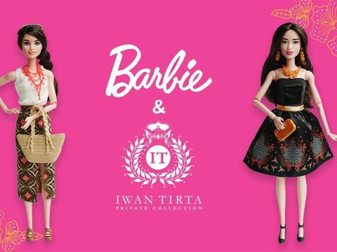Barbie Batik hasil kolaborasi dengan Iwan Tirta Private Collection.