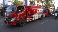 Sementara itu, untuk angkutan logistik khususnya makanan pokok diarahkan menuju Korem 132 Tadulako, Palu. 