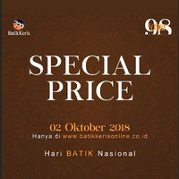 Batik Keris menjadi salah satu brand batik favorit. Merek itu pun juga menjanjikan harga spesial di Hari Batik 2018 ini. Namun Anda harus mengunjungi langsung gerainya untuk mengetahui diskon yang diberikan. Foto: istimewa