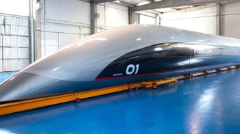 Quintero One mampu menampung hingga 40 orang, dengan kecepatan maksimum mencapai 1.223 km per jam. Foto: HyperloopTT