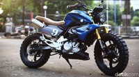 Begini tampilan BMW G 310 R yang dimodifikasi dengan konsep Scrambler Tracker.