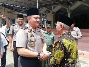 Datangi Ponpes di Pasuruan, Ini Harapan Wakapolda Jatim Jelang Pemilu