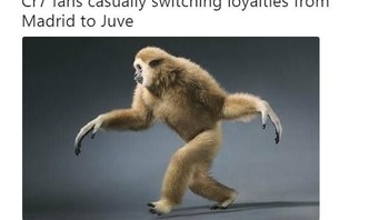 Fans Ronaldo yang sebelumnya dukung Real Madrid langsung hijrah jadi suporter Juventus. Foto: Istimewa