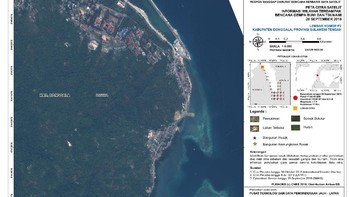 Salah satu hasil citra satelit Tim LAPAN, ITB, dan AIT Thailand Foto: LAPAN