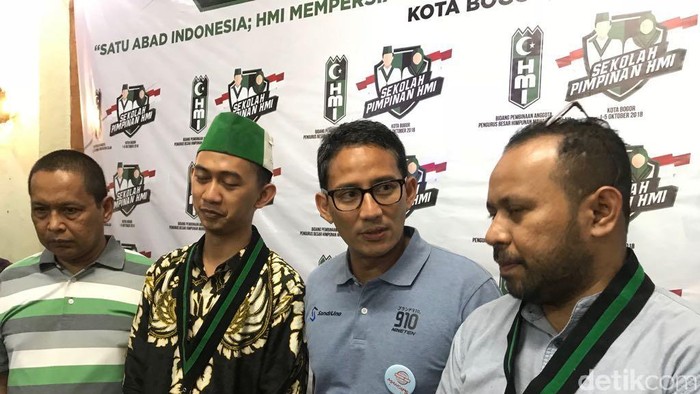 Sandiaga Sebut Anggota PB HMI Punya Bakat Jadi Pengusaha