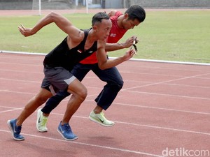 Abdul Halim Spinter Andalan Indonesia Berlari Dalam Gelap