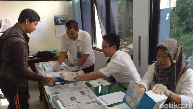 BNN Tes Urine Ratusan Guru di Ciamis