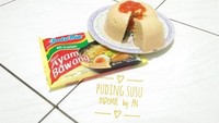 Masih terkait dessert, pusing susu yang satu ini pasti punya rasa yang gurih. Karena terbuat dari mie instan rasa ayam bawang. Foto: Facebook Andy Pramoedya Soedarsono