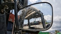 Kondisi terminal pelabuhan rusak parah.