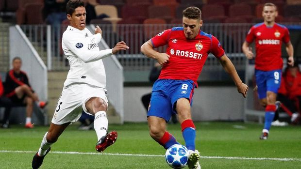 Nikola Vlasic mengejutkan Real Madrid dengan mencetak gol cepat. (