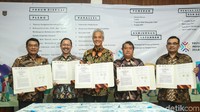 Penandatanganan nota kesepahaman dilakukan di Gedung Komnas HAM, Jakarta, Rabu (3/10/2018).