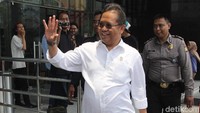 Rudiantara datang untuk mengikuti rapat tentang penggunaan barang bukti elektronik bersama sejumlah pimpinan KPK.